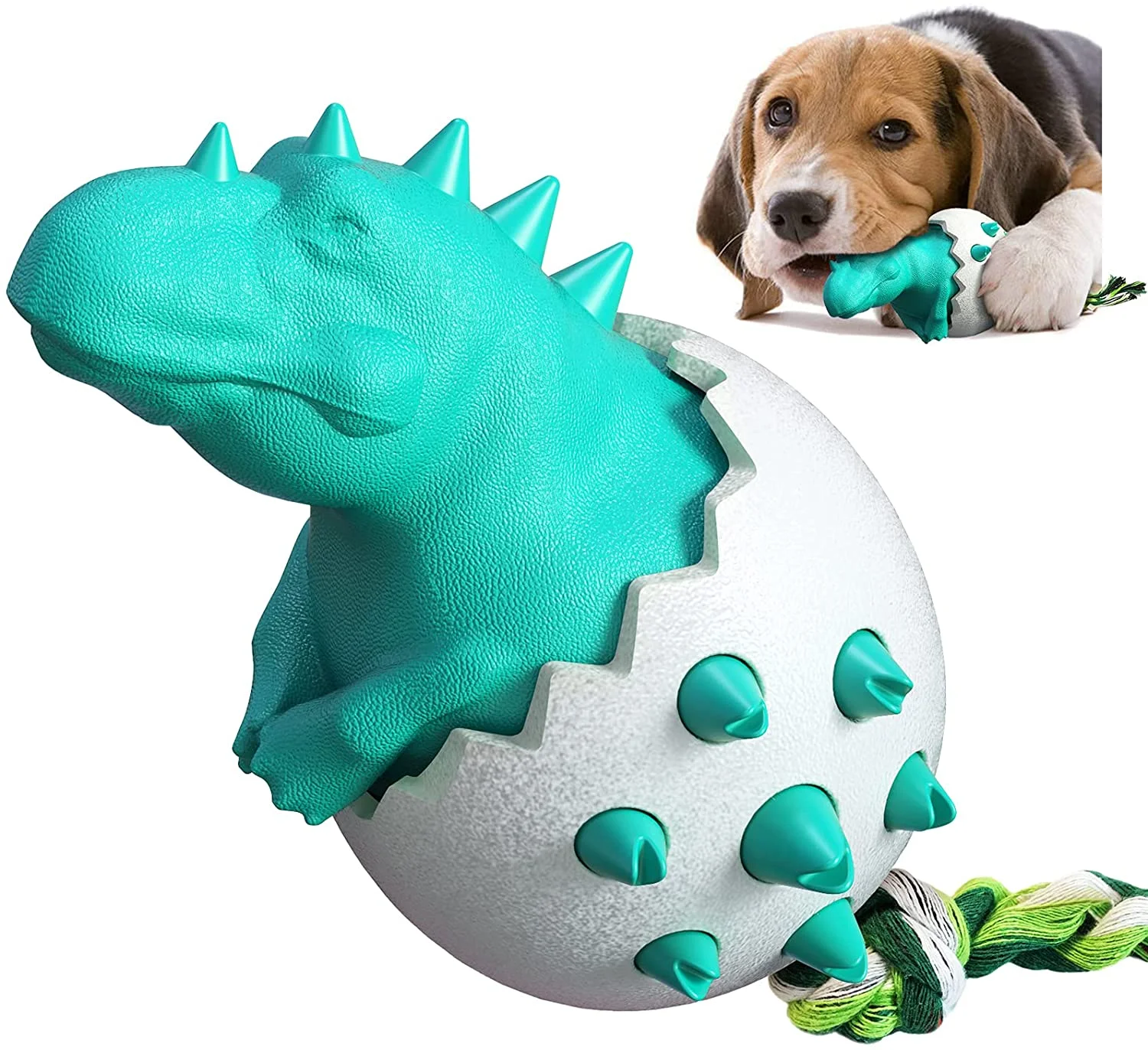 

Жевательные игрушки для собак, агрессивные жевательные игрушки, прочная резиновая собака, интерактивное яйцо динозавра, жесткие игрушки дл...