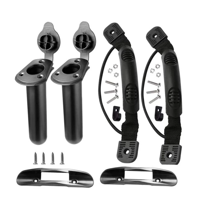 

Kayak Fishing Rod Holder,Paddle Clips For Kayak And Boat Side Mount Carry Handle J Hook Fit For Boat And Fishing Tackle
