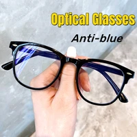women vintage optical glasses fashion unisex large frame anti blue computer glasses retro ladies optical spectacle eyeglasses