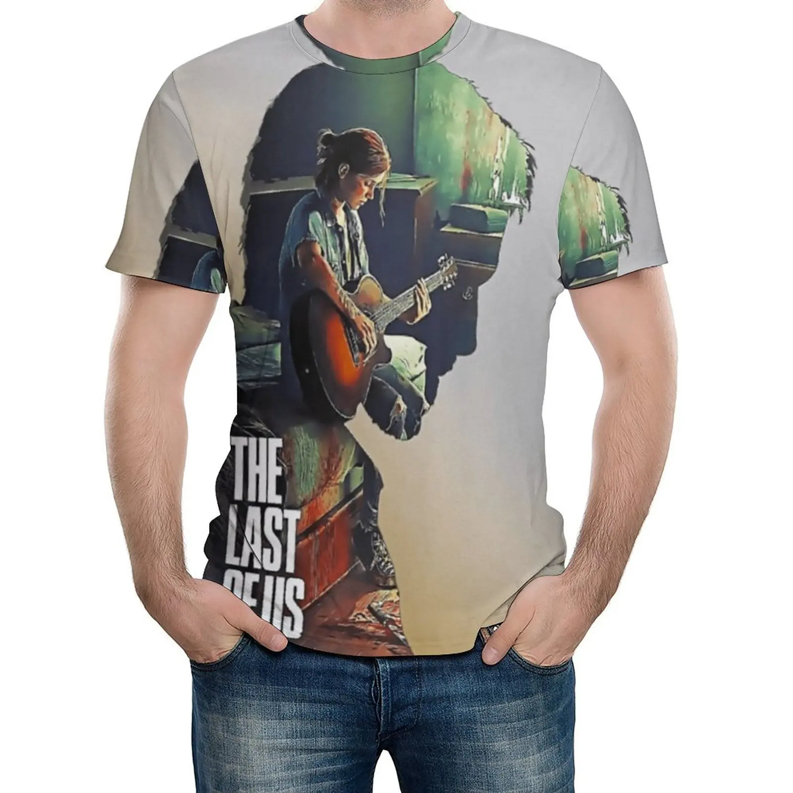 

Tshirt Yuhui The Last of Us Cute Home Eur Size Vintage