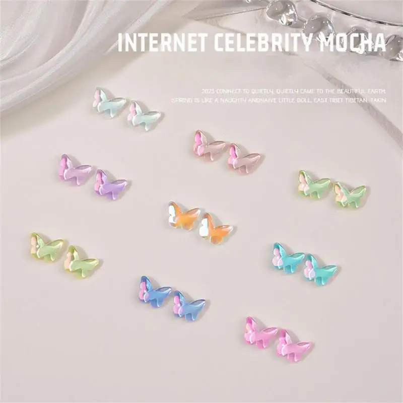 

Butterfly Nail Jewelry Three-dimensional Color Durable And Firm Don't Hurt Nails Full Color Small And Portable Beauty And Health