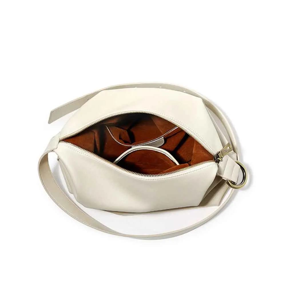 Fashion Minimalism Women Underarm Pouch Bag Soft Genuine Leather Solid Color Shoulder Stylish Lady Handbag Summer Tote 2023