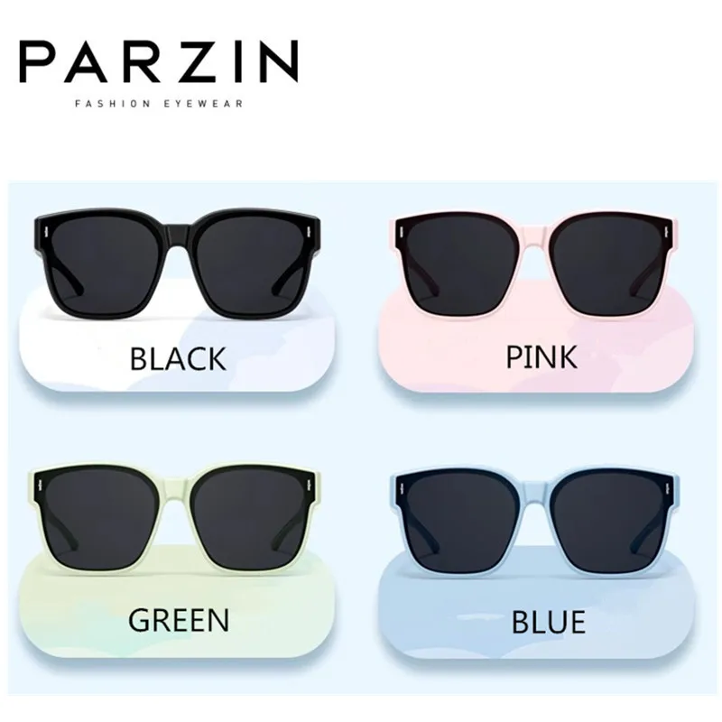 PARZIN поляризационные детские солнцезащитные очки на клипсе для девочек и