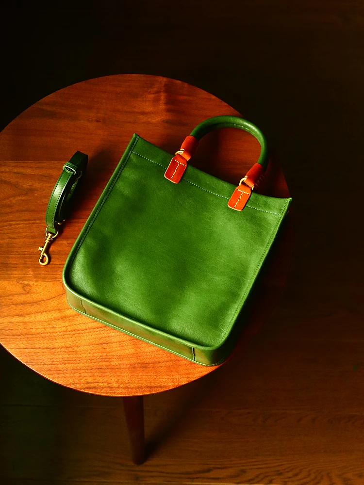 Сумка-ведро из натуральной кожи женская сумка ручной работы в стиле ретро