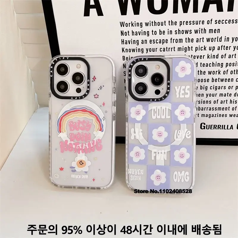 

CASETIFY Flower Magnetic Magsafe Wireless Charging Cases for IPhone 11 12 13 14 Pro Max Hard Case Shockproof Back Cover