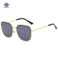 teenyoun eyewear new sunglasses luxury brand fashion versatile frame glasses gradient color rice order metal sun glasse