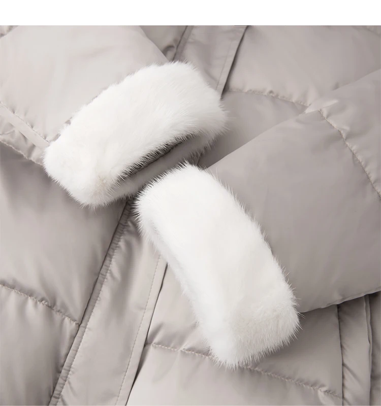 High Quality Casaco Feminino Inverno 2022  90%  White Goose Down  Casual  Abrigo Mujer  Down Jacket Women Hooded Pockets Warm