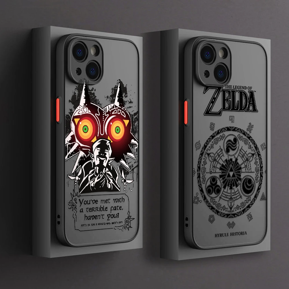 Hot Phone Case for Samsung Galaxy S25 S24 S23 S22 S21 S20 S10 S9 Ultra Plus 5G Note 20 10 Pro Matte Hard Z-Zeldas Cover