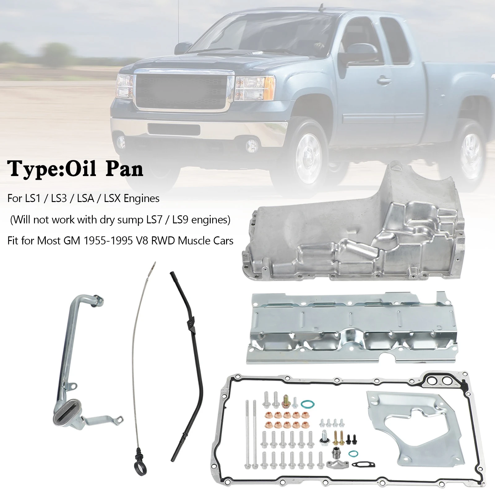 Pan 19212593 For Gm Ls1 Ls3 Lsa Lsx Car Accessories
