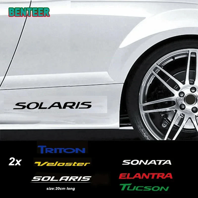 

2x наклейки на кузов автомобиля для Hyundai TUCSON Elantra SONATA SOLARIS VEOSTER TRITON
