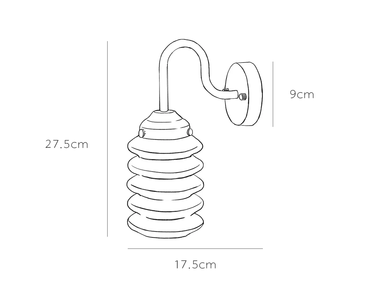 Винтажный латунный стеклянный настенный светильник японское зеркало для