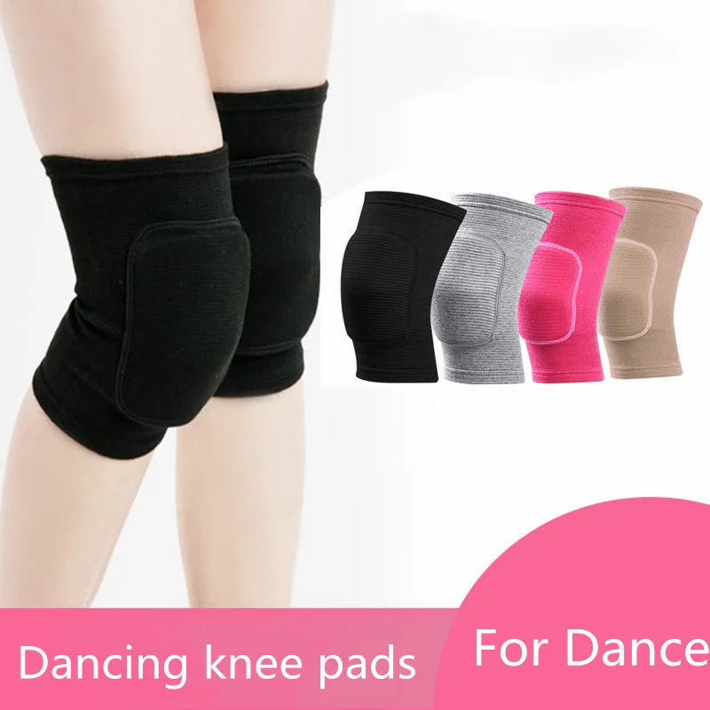 1Pair Knee Pads Fitness Dance Training Knee Protector Elastic Thickened Sponge Women Knee Brace Support For Arthritis Relief