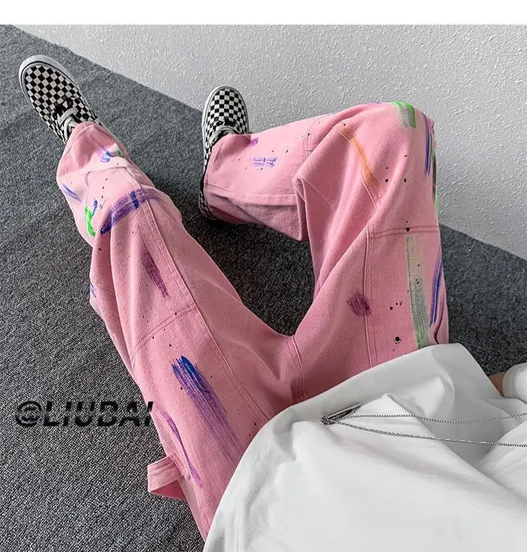 Denim Trousers Male Jeans Pants Baggy Jeans For Men 2022 Autumn Loose Casual Wide Leg Jeans Korean Streetwear Hip Hop Woman