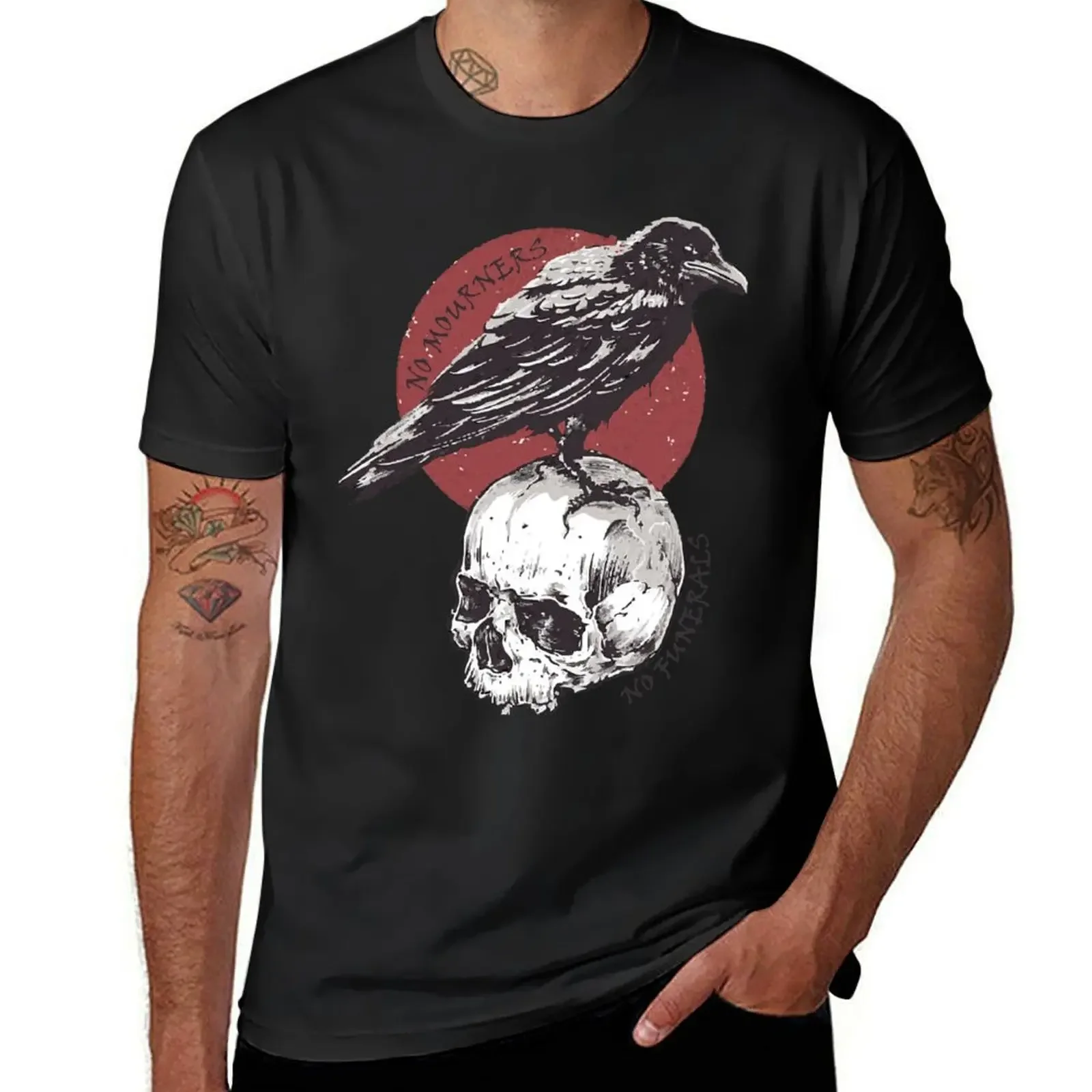 No Mourners Funerals - футболка Six of Crows блузка роскошные мужские футболки