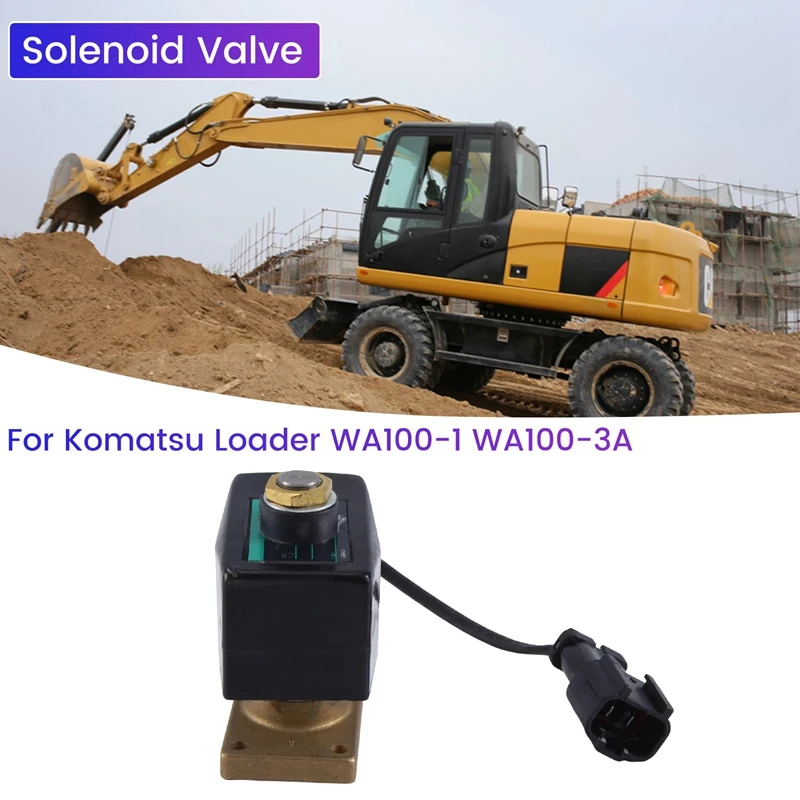 Электромагнитный клапан 417-15-15510 для погрузчика Komatsu