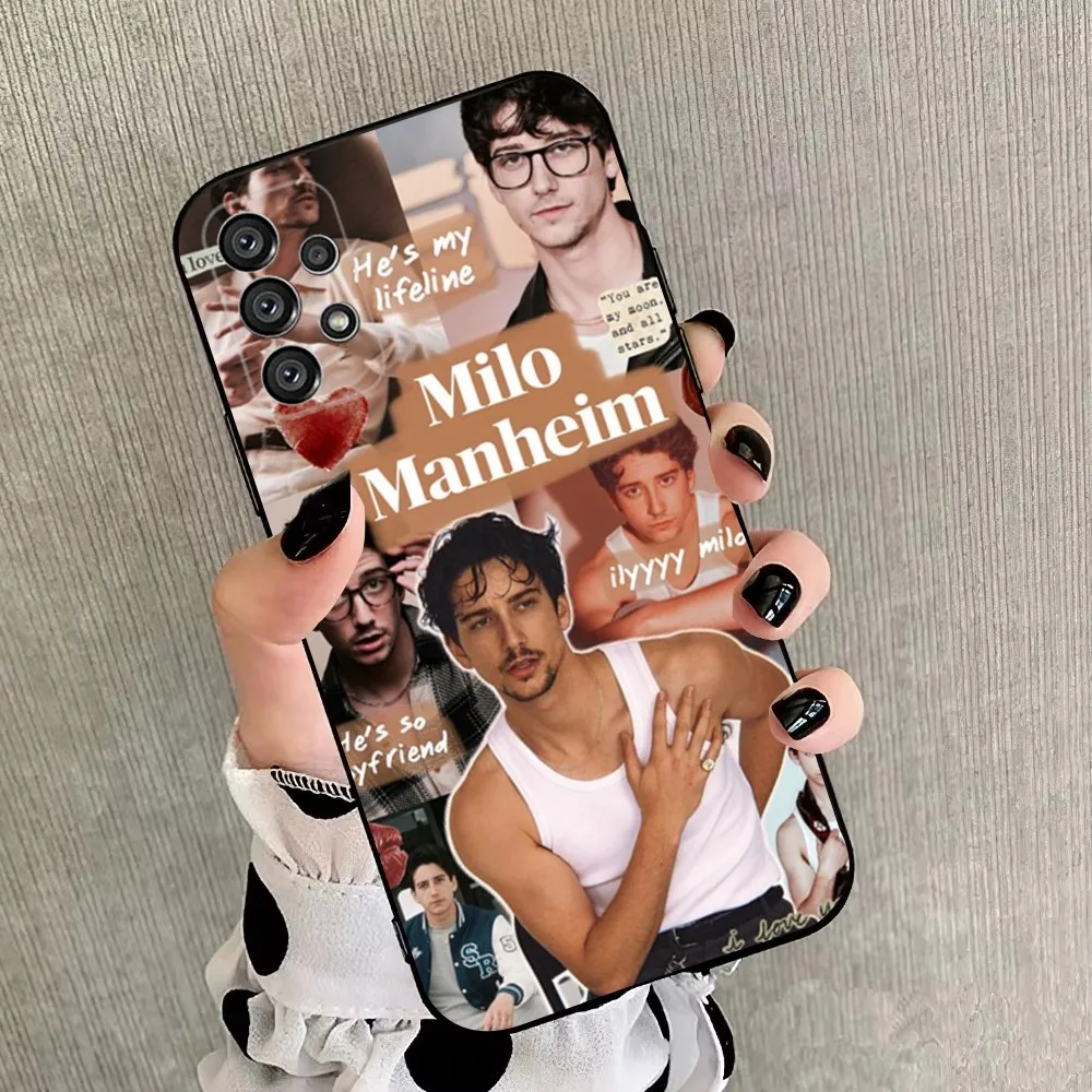 Фото Чехол для телефона Milo boyfriend Manheim для Samsung Galaxy A20, A21s, A22, A31, A32, A52, A53, A72, 73, A80, A91 Мягкий черный чехол №2