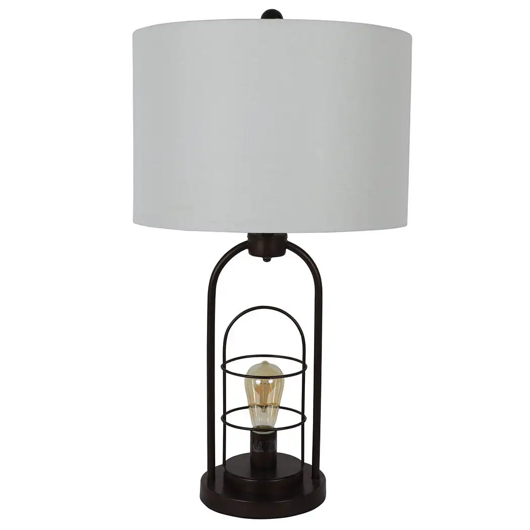 

Bronze Metal Lantern Table Lamp