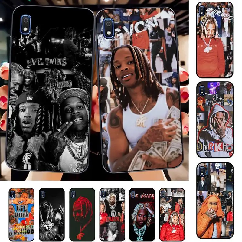 

Rapper lil Durk Pattern Phone Case for Samsung A51 01 50 71 21S 70 31 40 30 10 20 S E 11 91 A7 A8 2018 Cover