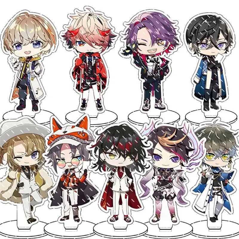 

Anime Luxiem VTuber Acrylic Stand Shu Mysta Luca Ike Vox Character Model Plate Desk Decor Fans Gifts Cosplay Cute New