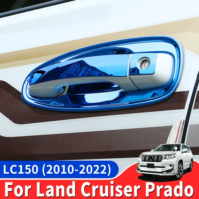 

Stainless Steel Car Door Handle For Toyota Land Cruiser Prado 150 Lc150 2010-2021 Appearance Upgrade Decorative Accessories