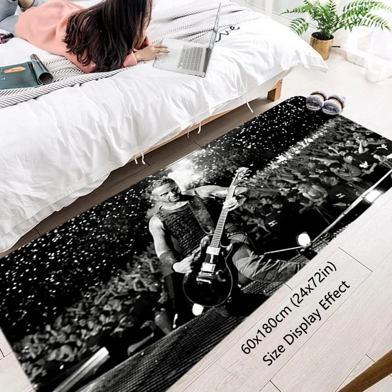 Входной коврик из искусственной фланели противоскользящий антибактериальный