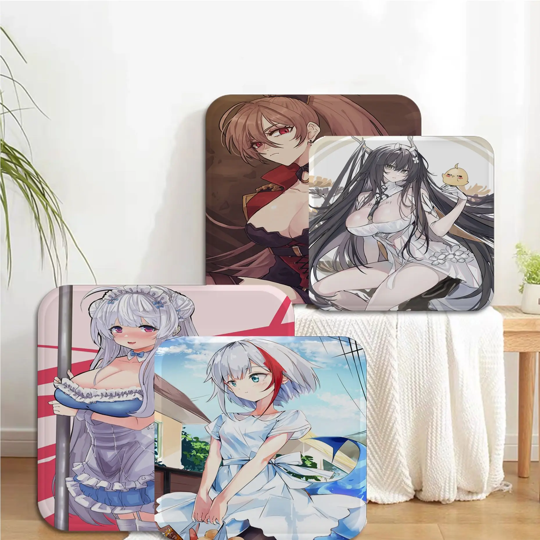 

Azur Lane Nordic Printing Sofa Mat Dining Room Table Chair Cushions Unisex Fashion Anti-slip Sofa Decor Tatami
