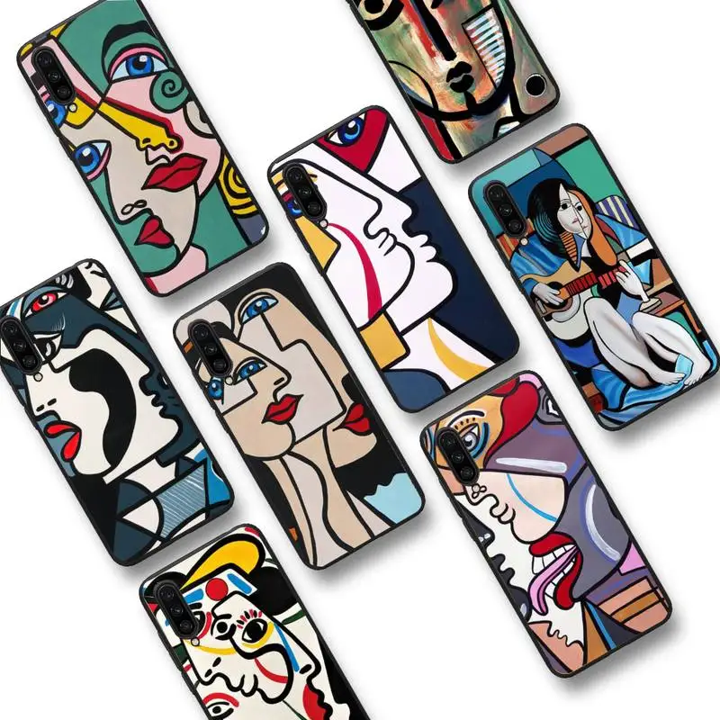 

Picasso Abstract Art Painting Phone Case For Xiaomi mi9 mi8 F1 9SE 10lite note10lite Mi8lite Coque for xiaomi mi5x