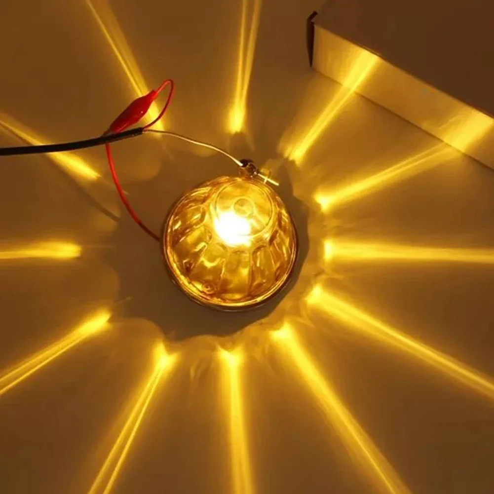 2 шт. Янтарный арбуз стеклянный комплект прозрачные линзы с 1156 лампочками лампы