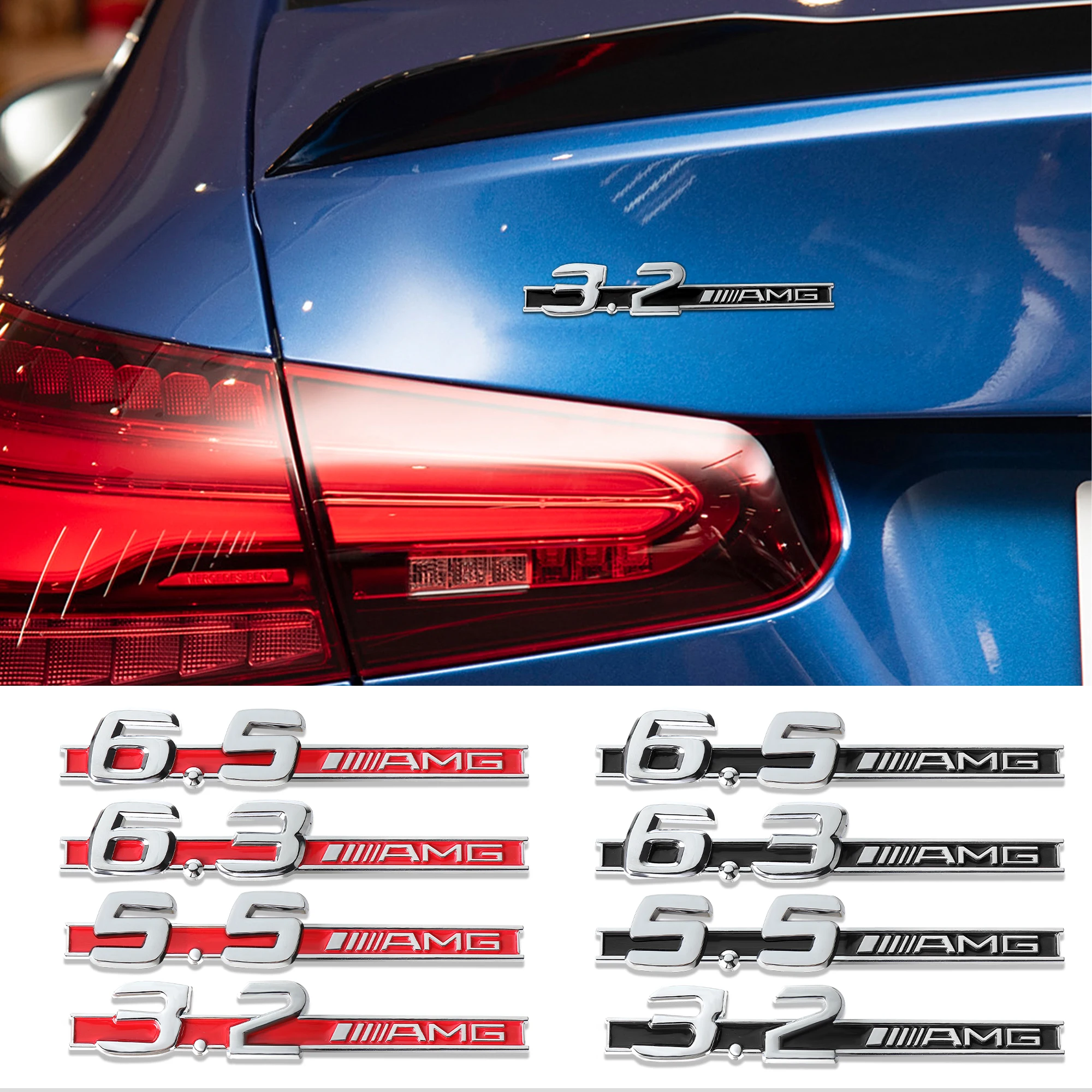 1 шт. 3D ABS автомобильное боковое крыло эмблема декоративная наклейка авто