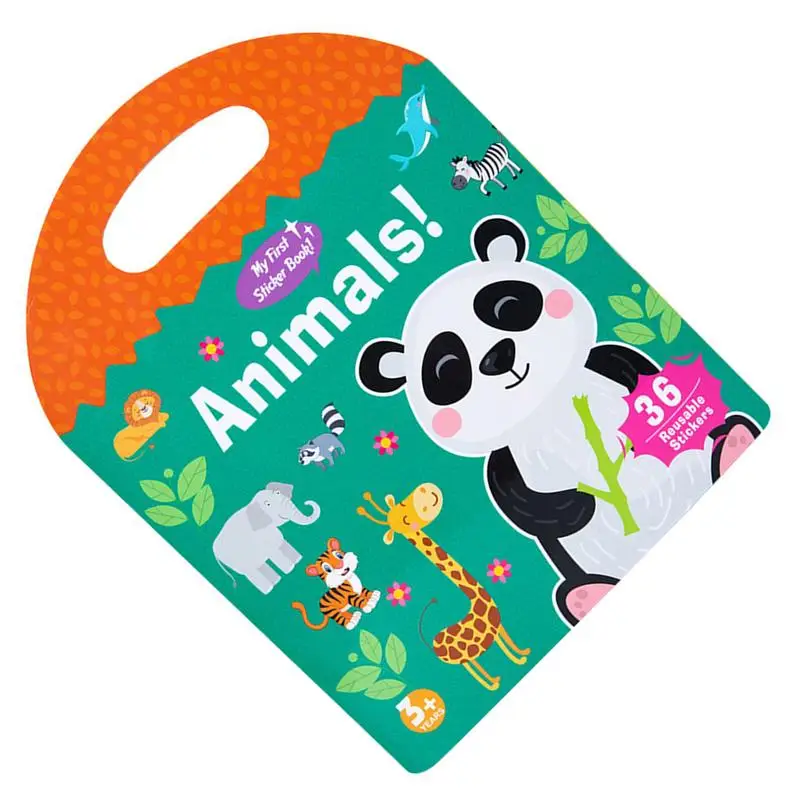 

Sticker Books Sticker Book For Boys And Girls Cute Design Blank Sticker Album For Early Education Concentration Cultivation