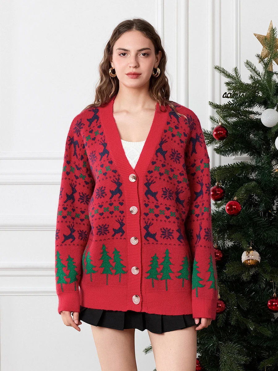 Женский свитер Повседневные Легкие кардиганы на пуговицах теплая Осенняя