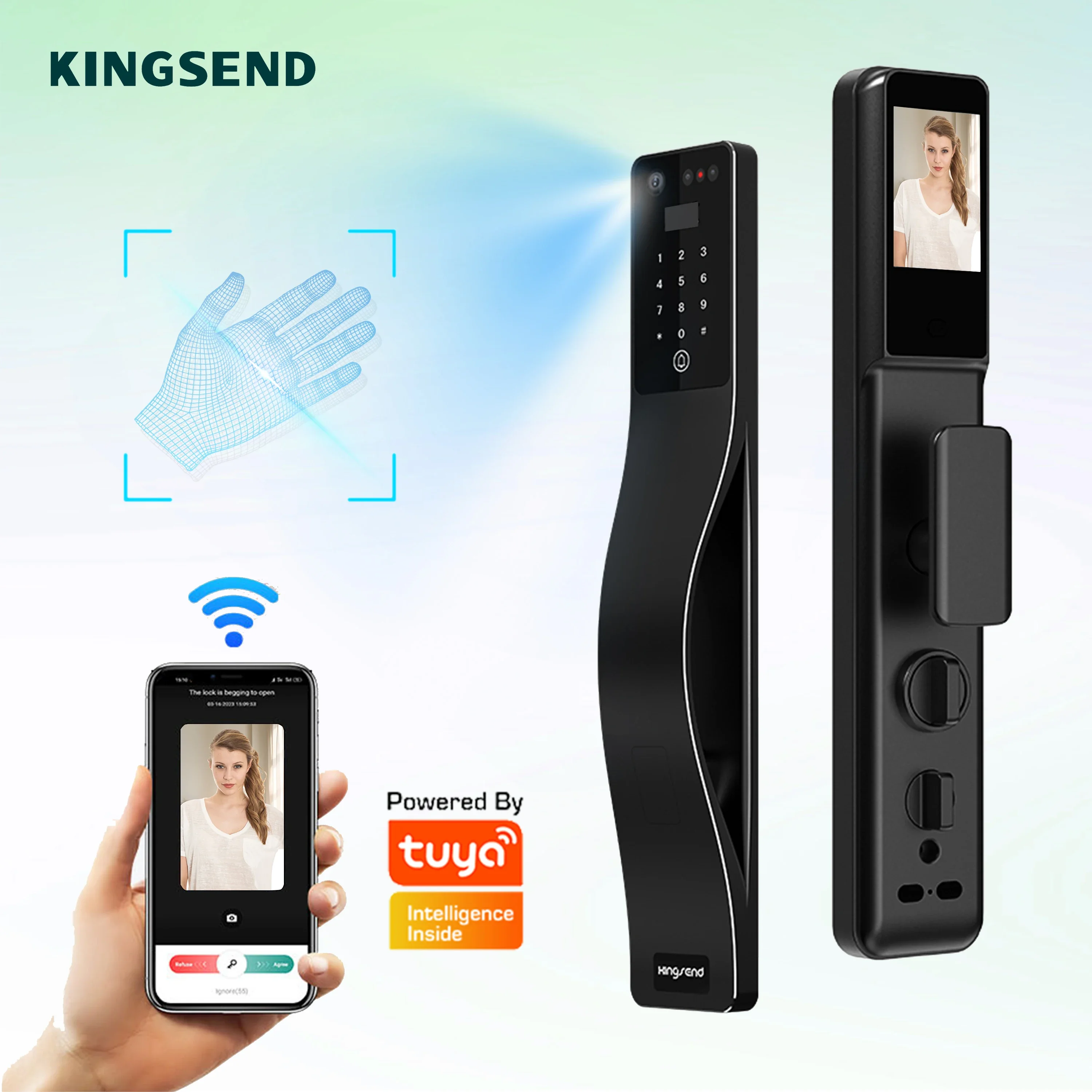 2024 Новый изогнутый дизайн профессиональная версия Пальмовая печать