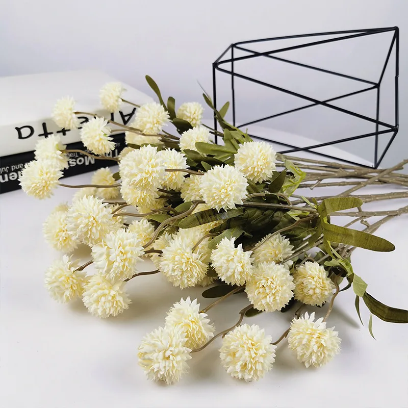 Искусственный Одуванчик с 5 головками украшение для дома свадьбы гостиной