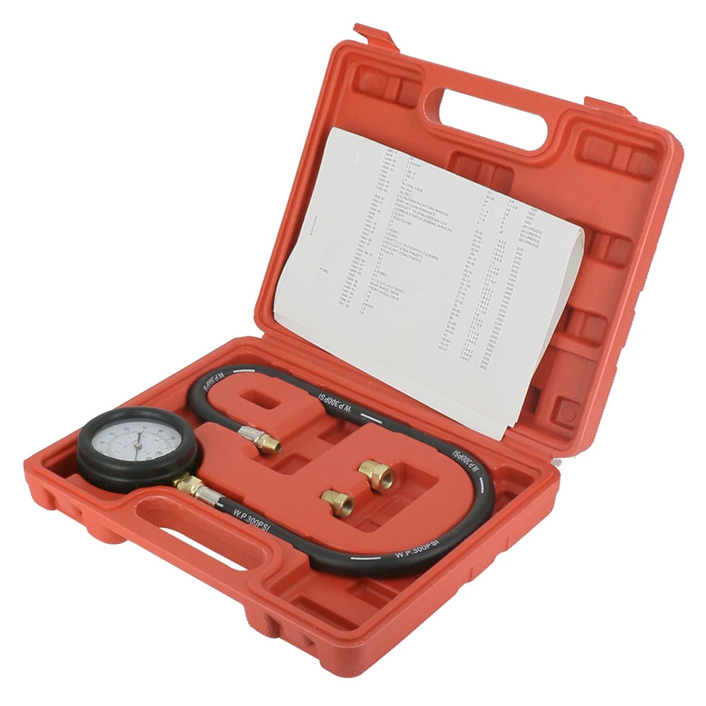 

Auto And Motorcycle Oil Pressure Gauge Cylinder Pressure Gauge Multi-Function Engine Oil Pressure Detection Gauge Tester TU-12