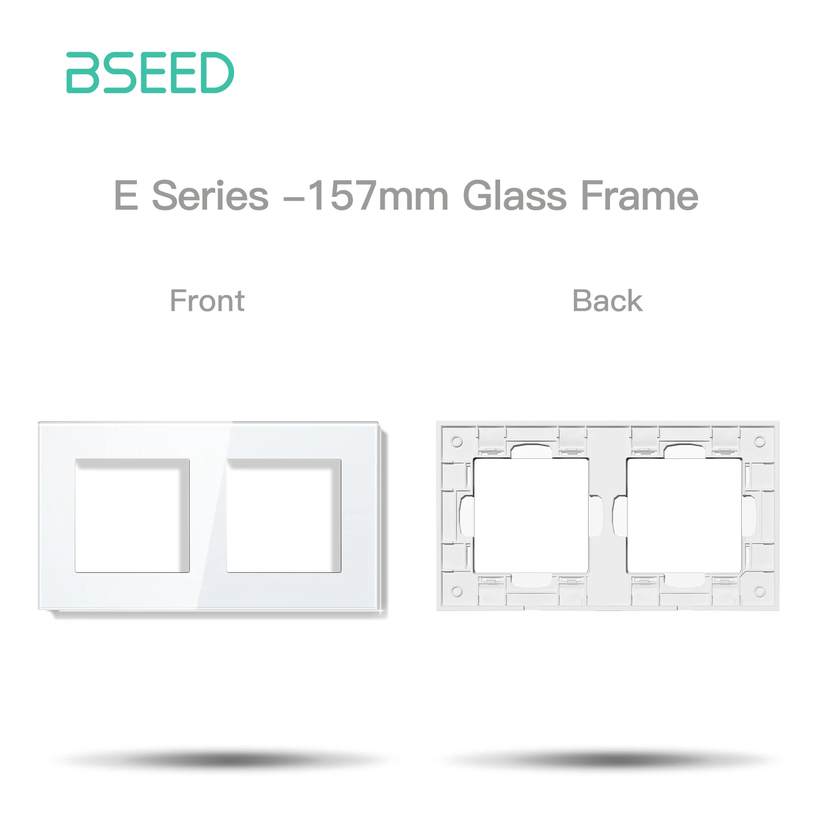 

Переключатель света BSEED 1/2Gang стеклянная рамка