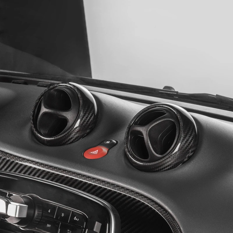 4 шт. автомобильное декоративное кольцо для выхода воздуха из углеродного