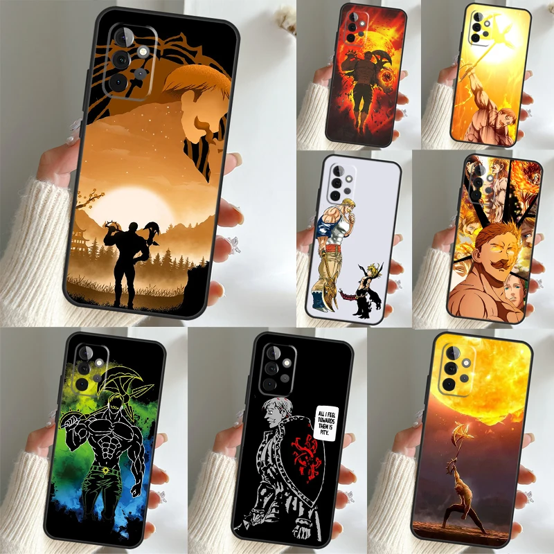 Escanor семь смертных грехов для Samsung Galaxy A51 A71 A12 A22 A32 A52 A72 A13 A23 A33 A54 A53 A34 A73 A21S A52S чехол для телефона