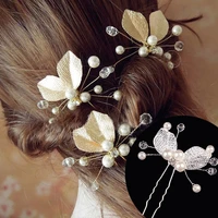 pearls hairpins wedding hair accessories braiding hair pins for women barrette clips hair jewelry twist clip styling tools