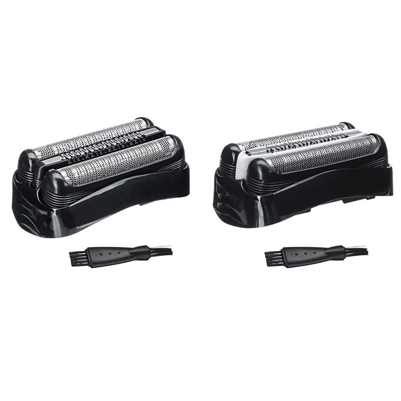 

2PCS 21B/32B Shaver Foil&Cutter Set Economical Replacement Shaver Head For Braun Series 3 Electric Razors 301S 310S 320S