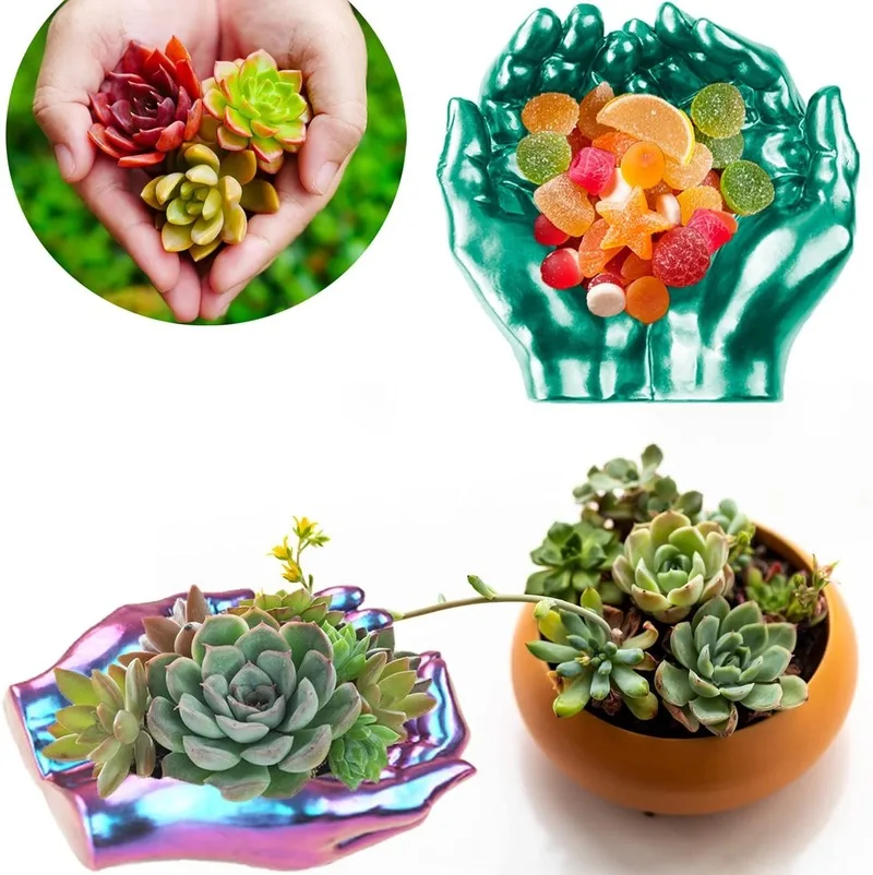 

Resin Mold Hands Shape Model Tray Silicone Epoxy Casting Mould for DIY Jewelry Storage Dish Candy Dish Home Decor Craft