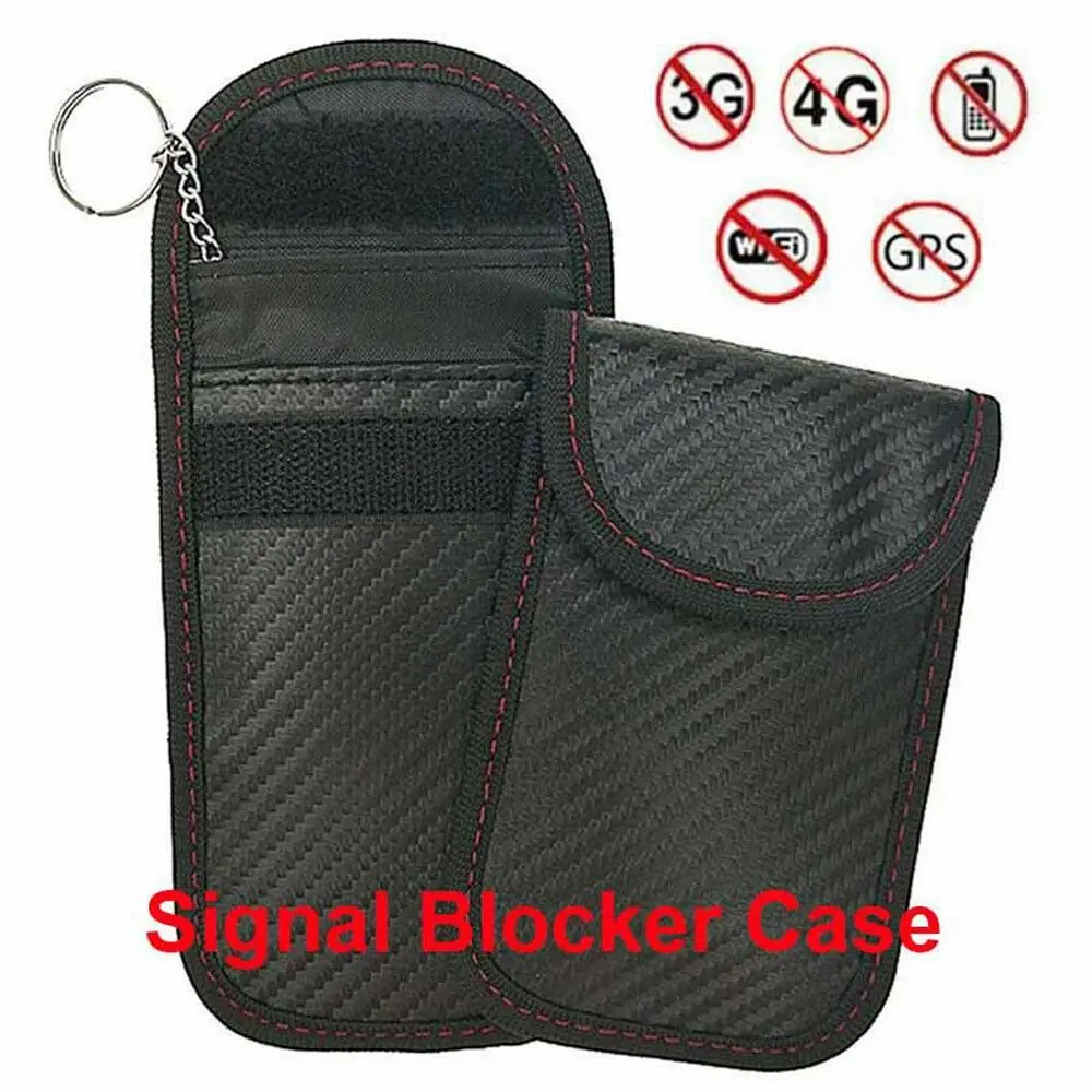

New Keyless RFID Safe Phone Fob Pouch Signal Blocker Case Car Key Anti-theft
