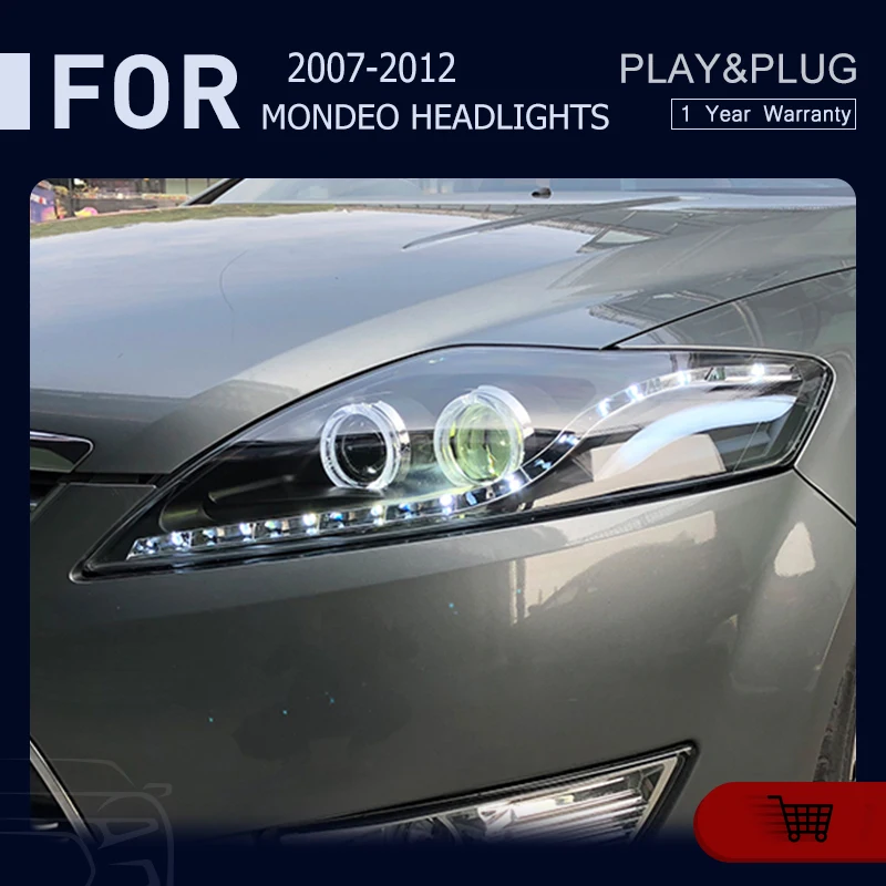 

Auto Accessories Head Lamp for Ford Mondeo 2007-2012 Fusion LED Headlight Dynamic Signal DRL Hid Bi Xenon Car Styling