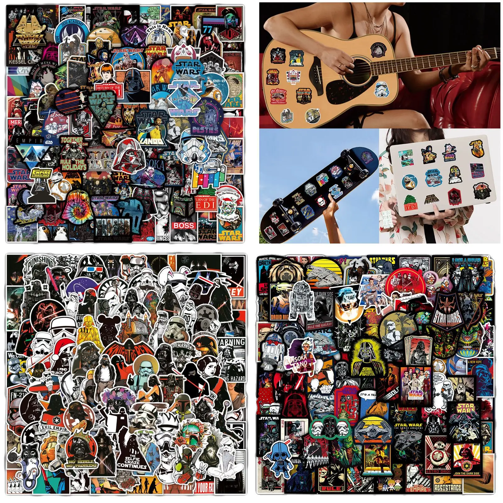 

Новинка 300, яркий водонепроницаемый чемодан, ноутбук, скейтборд, бутылка для воды, автомобильная наклейка, игрушка «сделай сам», милый подар...