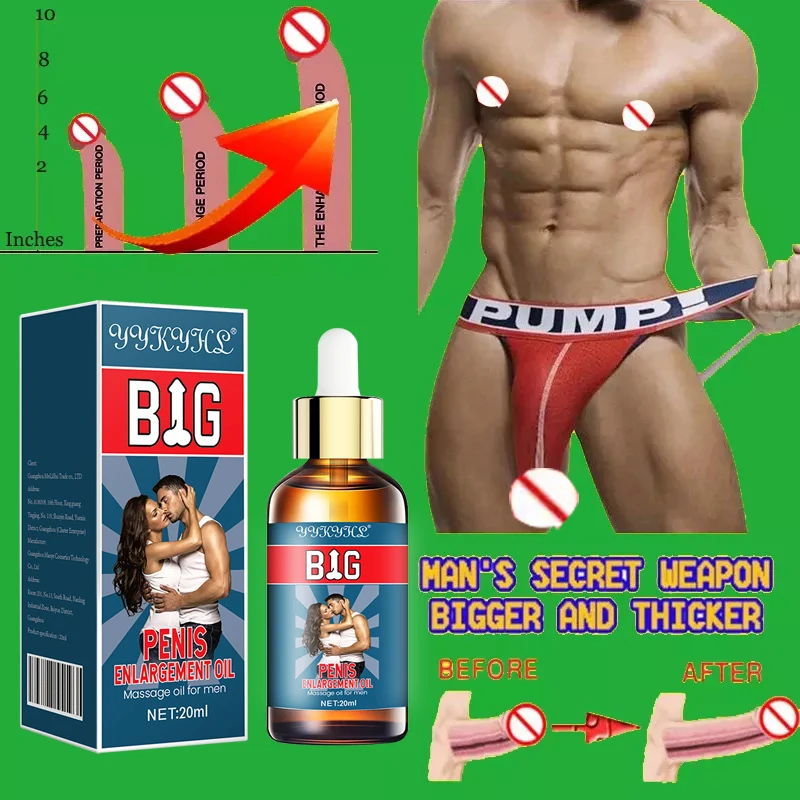 Three Scouts Penis Thickening Growth Man Big Dick Enlargement Liquid Cock Erection Enhancer Men Health Care Enlarge Massage Enla