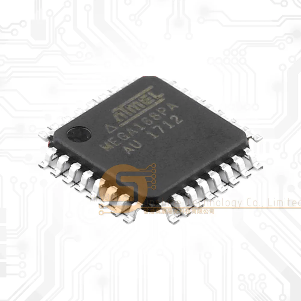 

10 шт./лот оригинальная фотолампа, фотовспышка, флэш-микроконтроллер TQFP32 ATMEGA168PA 8-bit