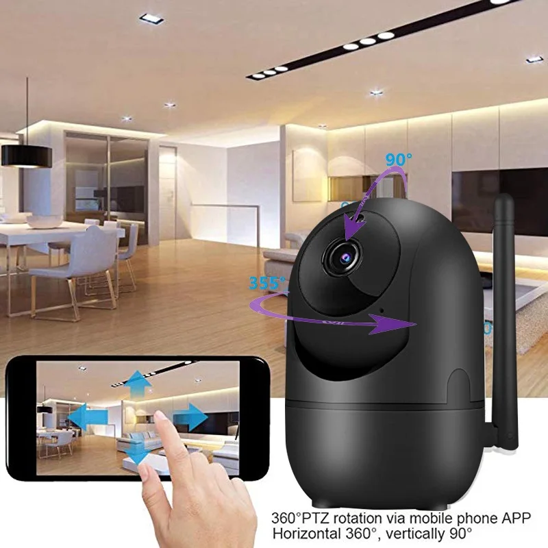 

Новая Оригинальная умная iP-камера HD 1080P облачная Беспроводная Автоматическая инфракрасная камера видеонаблюдения s с Wi-Fi камерой