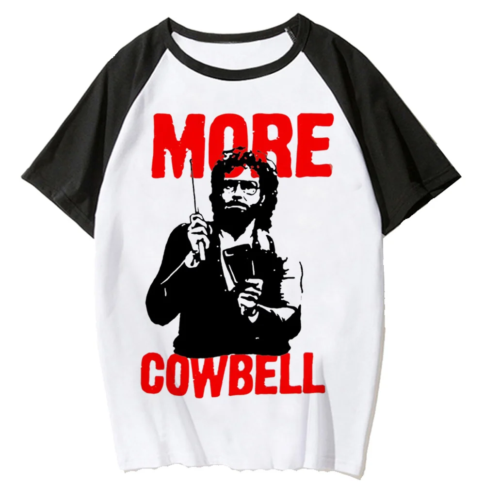 

More Cowbell t-shirts women graphic comic anime t shirt girl anime comic 2000s clothes