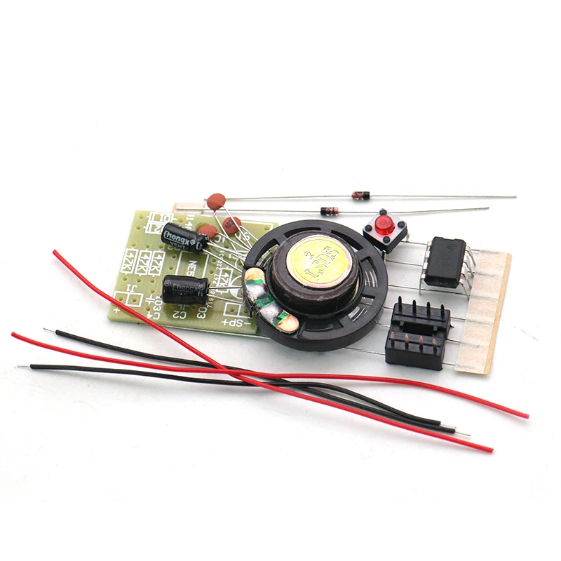 NE555 Набор дверных звонков Электронное производство DIY Kit Ding dong дверной звонок