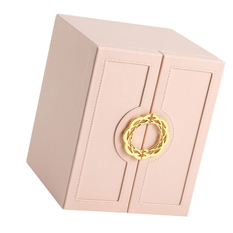 Большой органайзер для ювелирных изделий из искусственной кожи чехол хранения