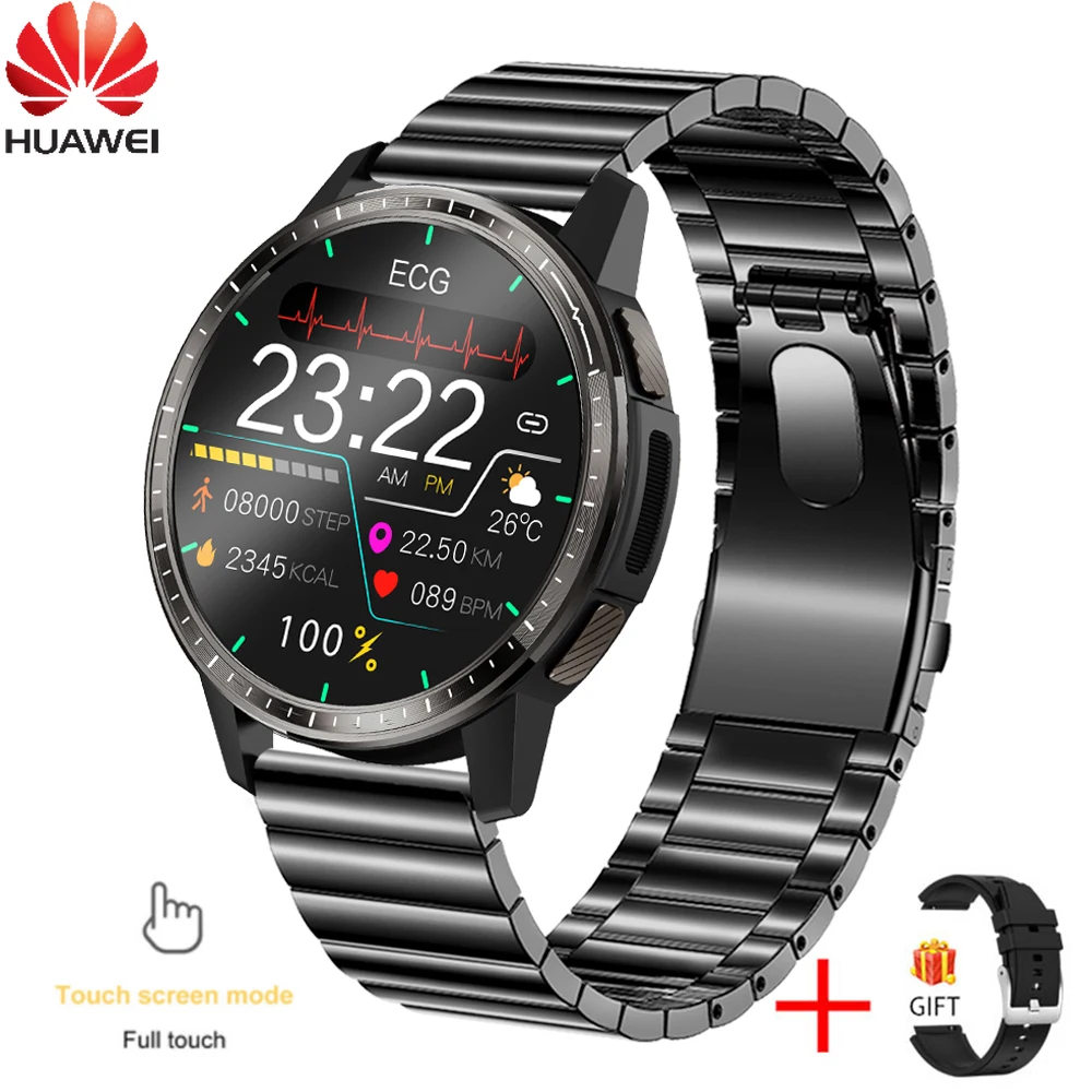 

Huawei ECG+PPG Smart Watch Men Blood Pressure Heart Rate Watches IP68 Waterproof Fitness Tracker Smartwatch Women For Xiaomi